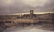 Thomas Girtin Kirkstall Abbey,Yorkshire-Evening (mk47) Sweden oil painting artist